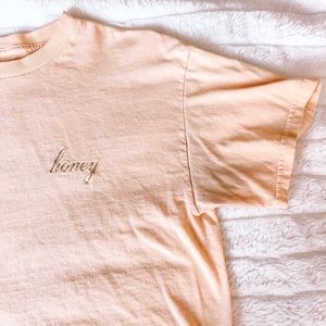 brandy melville honey t-shirt